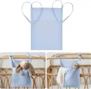 Baby Crib Bedside Storage Bag Nursery Cot Caddy Organizer for Clothing Diapers T