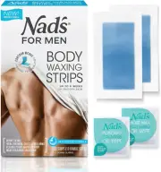 Nad's For Men Ready to Use Body Wax Strips Wax Strips Men Mens Hair Removal.