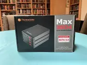 Thermaltake Max 3504 4 x 2.5" or 3.5" SAS SATA 3.0 HDD SSD Mobile Rack * NEW *