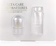 DERMASTIR GOLD 24K MICRONEEDLING STAMP-ON FACE, SCALP, BODY MICRONEEDLING TOOL