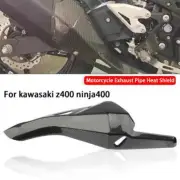 For Kawasaki Ninja 400 Z400 18-2023 Carbon Fibre Exhaust Pipe Heat Shield Cover