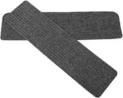 Vaguelly Anti-Skid Stair Mats 2 Pack Stair Treads Carpet Self-Adhesive Non-Slip Mats