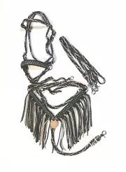 pony Fringe Breast Collar tack set, pony tack And Miniature Horse Tack