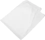 Ciieeo White Light Filtering Curtain Privacy Window Drapes Long Textured Panels for Living Room Farmhouse Bedroom Balcony Coastal Decor