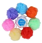Bath Sponges Small Size Colorful Shower Sponges Exfoliating Mesh Pouf Bath Ba
