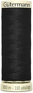Gutermann Sew All Sewing Thread 100m Black 000 - per Spool