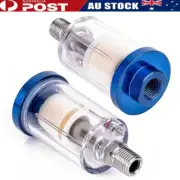 Spray Paint Gun 1/4'' BSP Mini in Line Air Filter Moisture Water Trap Tool AU