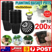 40-200x Mesh Pots Basket Plant Grow Net Cup Aeroponic Hydroponics Aquaponic Mesh