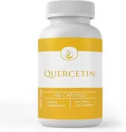 Quercetin, 100 Capsules, 440 mg Servings, Lab-Tested Pure & Potent Bioflavonoid, No Stearates or Fillers, Non-GMO, Gluten-Free, Naturally Sourced, Made in USA