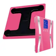SOGA 2X Glass LCD Digital Body Fat Scale Bathroom Electronic Gym Water Weighing Scales White