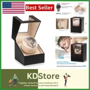 Elegant Watch Winder with Soft Pillow & Ultra-Quiet Motor for Automatic Watches