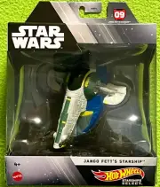 Hot Wheels 2023 Starships Select #09 Jango Fett's Starship #HPG65 1:50 Scale