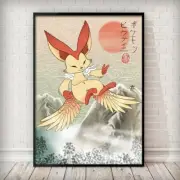 55x80cm Unframed Japanese Anime Peripheral Poster Decor Victini