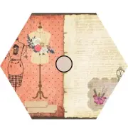 1 inch Hexagons 650 ct. English Paper Piecing Templates by TKnitsandStuff