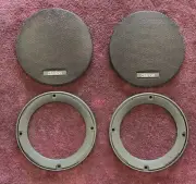 Clarion Pair of Grilles and Grille Frames for SE1401 or SE2402 4 Inch Speakers