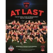 AFL MELBOURNE DEMONS BOOK,AT LAST, NEW, BEST SELLER, FOOTBALL, PREMIERS,6