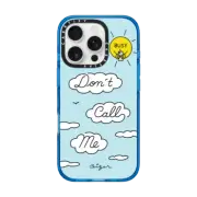 iPhone 16 Pro Impact Case Don't Call Me (Light Blue) By Ceizer