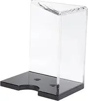 Abaodam Poker Waste Box Clear Container Unique Stands Holder Playing Card Clear Stand Home Accessories Poker Cards Shuffling Tool Game Accessory Black Tray Poker Dealer Toy White Acrylic