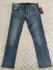 Marc Ecko Skinny Fit Super Stretch Men’s Blue Jeans Size 32W X 32L
