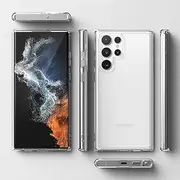 Samsung Galaxy S22 Ultra Case | Soft Material Anti Scratch | Anti-Fingerprint Lightweight 360 Protective Case (Samsung S22 Ultra, Transparent)