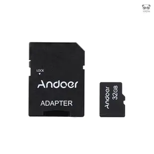 Andoer 32GB Class 10 存儲卡TF卡內存卡 用於相機PC手機GPS 膠盒裝