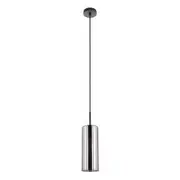 Eglo Selvino 1LT Glass Vaporised Transparent Pendant Light - Black