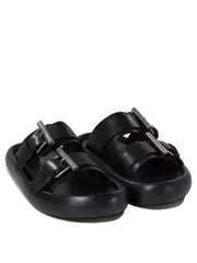 [Alexander Mcqueen] Alexander Mcqueen-Sandali Nero-Uomo 41 Black