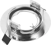 Tofficu Spotlight Trim Ring Durable Light Fixture Frame for Kitchen Bedroom Bathroom Office Compatible with Standard Lights Stable Practical Design