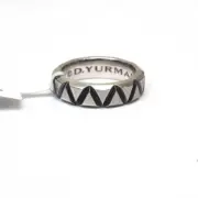 New DAVID YURMAN Men's 6mm Triangle Band Ring In Sterling Silver SIze 9