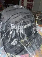 supreme no comp box logo new era Fitted NEW 7 1/4 Black/Fluorescent Yellow FW21