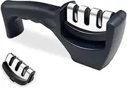 Knife Sharpener - Professional, Easy-to-Use Sharpening Tool for Kitchen, Chef, and Hunting Knives - Compact, Durable, and Ergonomic Design