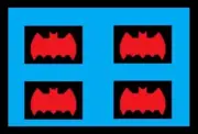 Corgi Batmans Batmobile 267 (Original Style) 4,Door Stickers
