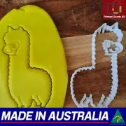 Alpaca Llama Animal Cookie Cutter Embosser Stamp Biscuit Fondant Cutters