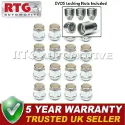 16x Nuts + 4x EVO5 Locking Wheel Nuts For Honda NSX 1987-2006 (Steel Wheels)