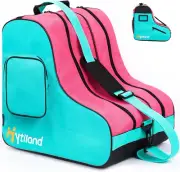 Roller Skate Bag, Breathable Ice Skate Bag with Adjustable Shoulder Strap Large