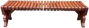 Outdoor Park Bench Park Outdoor Wooden Benc, Yard Backless Chair, Garden Leisure Seat Patio Garden Bench