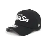 【NEW ERA】棒球帽 AF SCRIPT MLB 黑白 940帽型 可調式帽圍 芝加哥白襪 CWS 老帽 帽子(NE60350768)