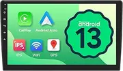 Eonon 10.1 Inch Universal Double Din Car Stereo, Wireless CarPlay & Android Auto Touchscreen Head Unit, BT, AM/FM, WiFi, Rear View, 2G+32G, UA13-PLUS
