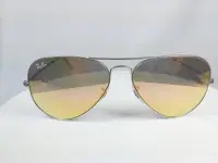 在飛比找Yahoo!奇摩拍賣優惠-『逢甲眼鏡』Ray Ban雷朋 全新正品 太陽眼鏡 霧面銀金
