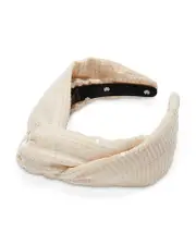 Lele Sadoughi Marlene Sequin Knotted Headband