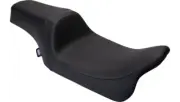 Drag Specialties Predator 1-Up Smooth Solor Reflective Leather Seat for Harle...