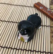 Shiba Dog Chopstick Rest Set / DECOLE Black