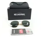 Ray-Ban Sunglasses RB8148 TITANIUM HEXAGONAL 921658 Arista G-15 Polarized 54 mm