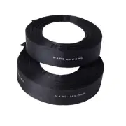 AUTHENTIC MARC JACOBS Gift Wrap Ribbon Black WhiteLettering Aprox 45 yards