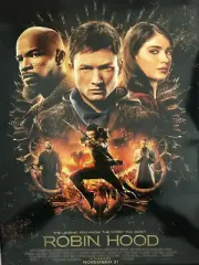 Robin Hood movie poster 27x40 D/S 2018 Taron Egerton Jamie Foxx teaser set