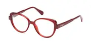 Max & Co. MO5085 066 Women’s Glasses Red Size 49 - Private Health Rebate - Blue Light Block Available