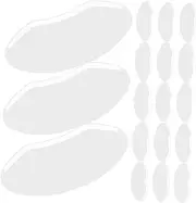 VALICLUD 30Pcs Transparent Face Protectors for Haircuts Barber Shield Eye Protectors for Hair Styling for Salon Use and Home Hair Treatments