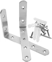 MOLUCKFU 2pcs Anti-tip Kit for Furniture Safety Locks Door Safety Child-Proof No Drilling Kit