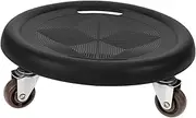NAMOARLY Belly Plate Equipment Ab Workout Training Machine Body Abdominal Toning Sliders Core Coaster Ab Strength Core Trainer Waist Twisting Disc Ab Exercise Wheel Disc Band Pp Black