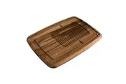 Acacia Wood Long Grain Carving Board With Feet